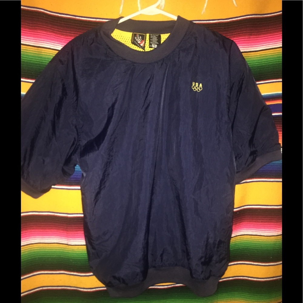 Vintage USA Olympic Apparel Windbreaker Tee